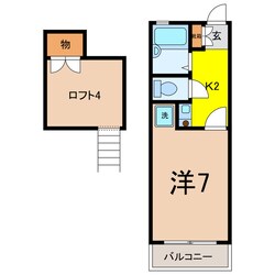 アートパレス東松山№6の物件間取画像